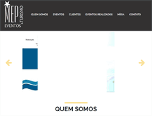 Tablet Screenshot of mepeventos.com.br